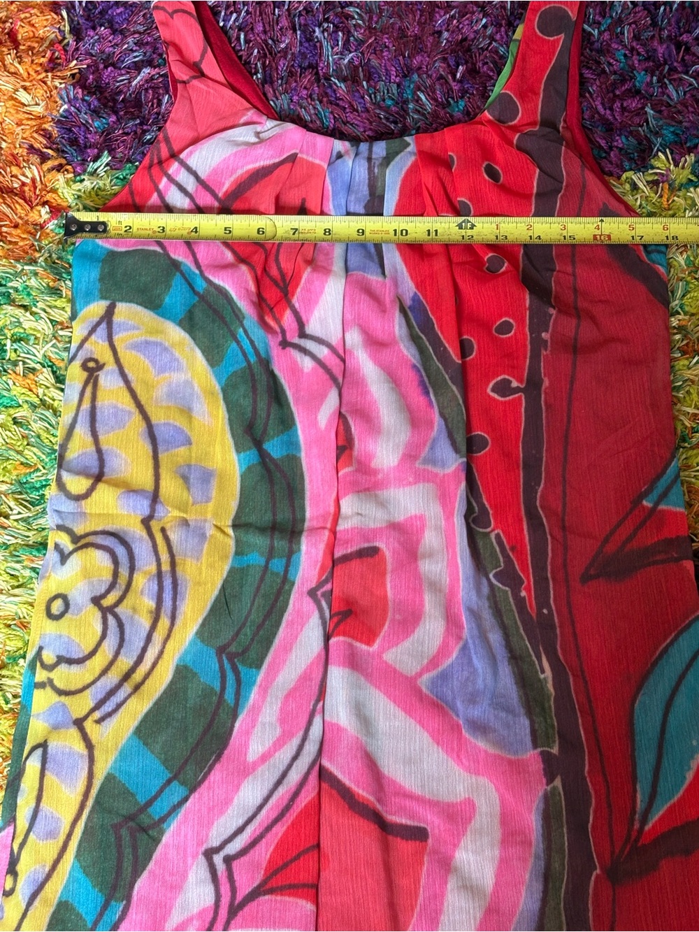 Desigual Vesta Fresita multicolored tank dress. - Picture 13 of 14